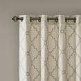 thumbnail image 2 of Gracie Mills Ondine Scroll Geometric Fretwork Grommet Window Curtain Panel - GRACE-160, 2 of 3
