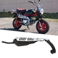 thumbnail image 3 of Silenciador De Escape Para Motocicleta, Pieza De Repuesto De Alta Dureza, De Tubo De Escape Con Resistencia Al Impacto Y Reducción De Ruido Para Motores Lifan De Hasta 125, 3 of 7