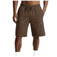 thumbnail image 2 of Akafmk Mens Athletic Shorts Solid Color Pockets Loose Straight Leg 5" Daily Shorts Pants M, 2 of 4