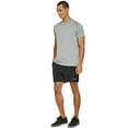 thumbnail image 5 of Baleaf Men's Quick Dry Short Sleeve T-Shirt Running Workout Shirts Grey Heather Size M, 5 of 5