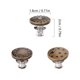 thumbnail image 2 of Houderco 10Ud Botones Metálicos Vintage Café Para Chaqueta Instalación Rápida Sin Herramientas, 2 of 6