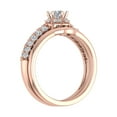 thumbnail image 2 of Diamond Halo Bridal Ring Set in 14K Rose Gold (5/8 cttw) (Ring Size 9) (I1-I2 Clarity), 2 of 5