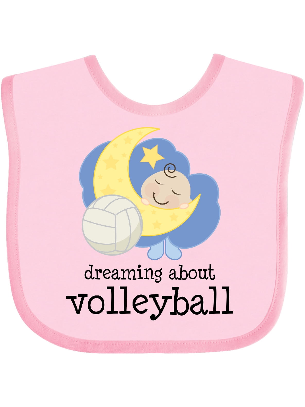 Dreaming About Volleyball Baby Bib
