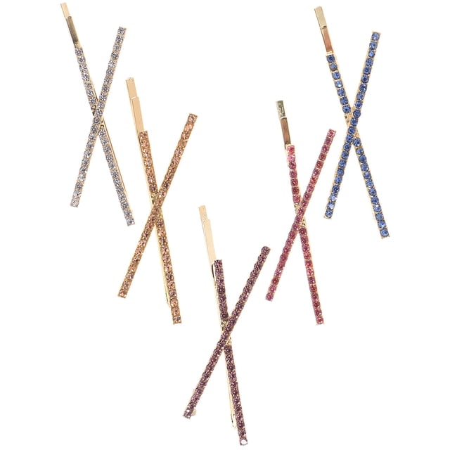 5 Pcs Pinces à Cheveux en Strass Barrette Accessoires Cheveux en Strass Cadeau pour Femmes