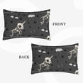 thumbnail image 4 of Bixox Skeleton Unicorn Printed Pillow Protector,Super Soft Ideal for Home,Guests,Rentals - 14"x20", 4 of 8