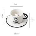 thumbnail image 7 of Cat Relief Ceramics Mug with Tray, 3D Animal Cat Claw, Porcelain Cup, Coffee Milk Tea Handle, Novelty Gifts (2,200ml), 7 of 7