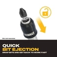 thumbnail image 4 of Set de porta-puntas DEWALT de metal resistente con llavero, hexagonal de 1/4", 4 of 9