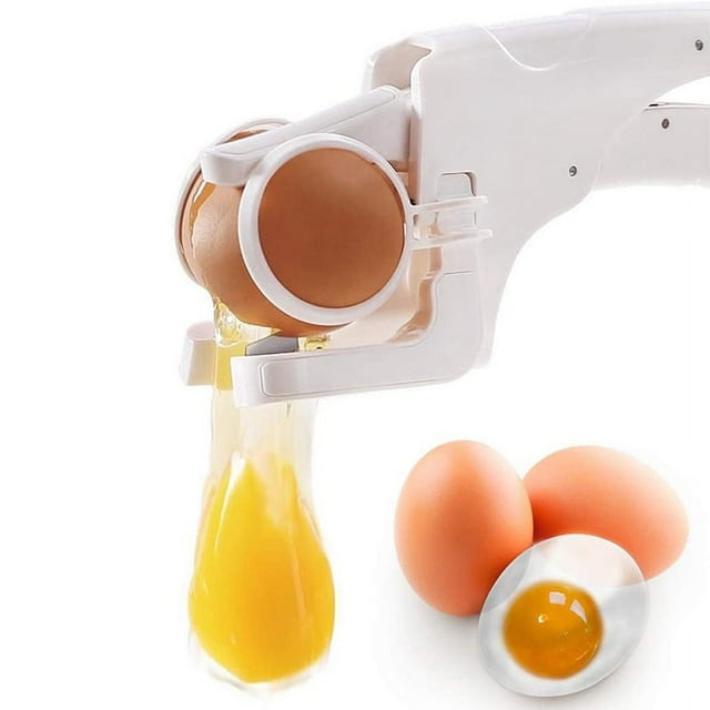 Galleta de huevos sin astillas, artilugio de regalo para cocina (235X53X110MM), yema de huevo, separador de clara de proteína, herramienta de cocina