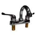 thumbnail image 1 of Llave Mezcladora Para Lavabo Cuerpo De Latón Cubierta Acero Inoxidable, 1 of 5