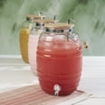 thumbnail image 3 of 9.2 Liter Jaron Vitrolero Glass Beverage Drink Dispenser Set Agua Frescas Lemonade with Ladle, 3 of 7