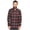 Dress Blues/Port, variant on Men's Banfield Plaid Flannel Long Sleeve Shirt (XX-Large, Dress Blues/Port)