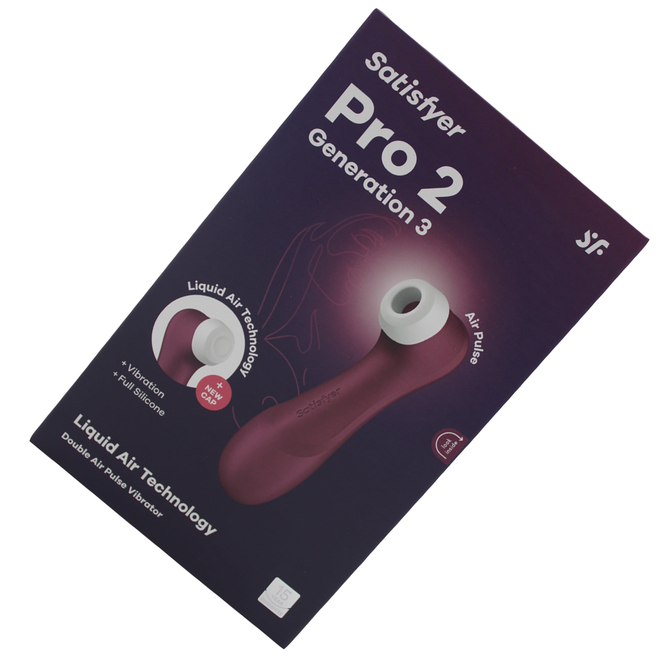 Satisfyer Pro 2 Generation 3 - Air-Pulse Clitoris Stimulating Vibrator with  Liquid-Air Technology - Non-Contact Clitoral Sucking Sex Toy for Women,  Waterproof, Rechargeable (Wine Red) - Walmart.com