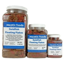 Goldfish Flakes, 28% Protein Premium Color Enhancing and Spirulina Flakes for Aquarium & Pond Goldfish, Koi and All Pond Fish - WL 2oz Sm Jar
