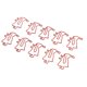 thumbnail image 1 of Clips De Papel, Resistencia Al Deslizamiento Santa Clips De Papel Pequeños Dibujos Animados Multifuncional Fijo Ligero Para La Escuela, 1 of 8