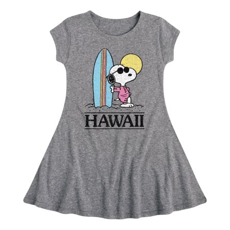 

Peanuts - Hawaii - Toddler And Youth Girls Fit And Flare Dress