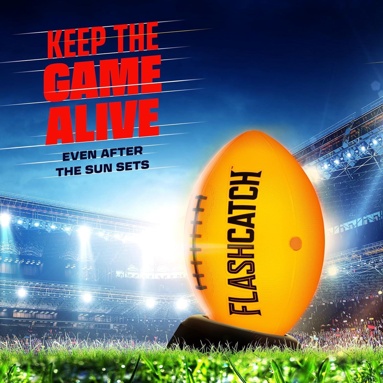 Light Up Youth Football - Glow in the Dark Ball - NO 3 - Outdoor Sports, Birthday Gifts for Kids 8-15+ Year Old - Kids Teenage Youth Gift Ideas - Boy Toys Stuff Ages 8 9 10 11 12 13 14 15