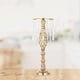 thumbnail image 5 of Candelabro Flores Jarrón Centro de mesa Arreglo de boda Vela de pilar Dorado, 5 of 8