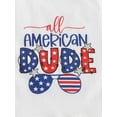 thumbnail image 6 of Niusricy 4th of July Kids Boys Memorial Day Outfits 12M 18M 2T 3T 4T 5T Toddler Baby Crew Neck T-Shirts Letter Sunglasses Print Short Sleeves Tops andnt Fashion Casual 2 Piece Summer Clothes, 6 of 9