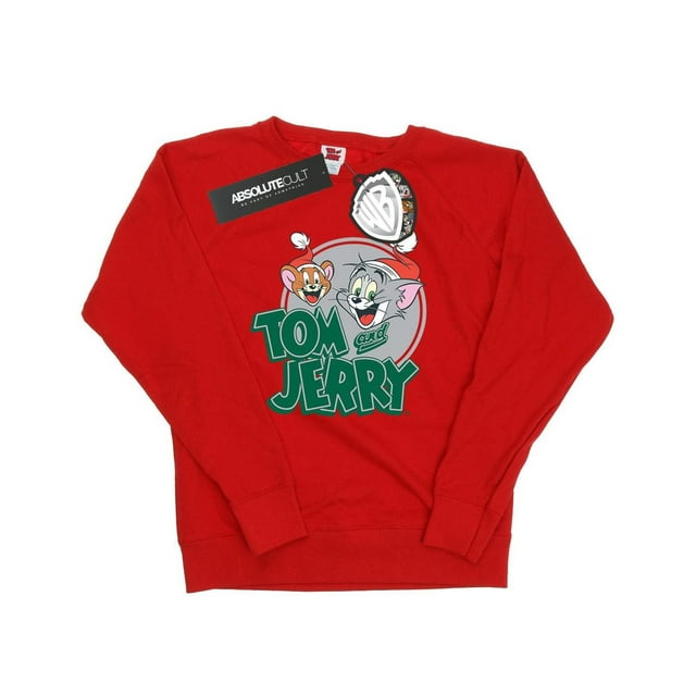 Tom And Jerry Chandail Molletonné de Noël pour Femmes