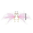 thumbnail image 5 of Gieenan Stylish Flamingo Studs Earrings Feathers Detailing Alloy Fashion Accessory, 5 of 10