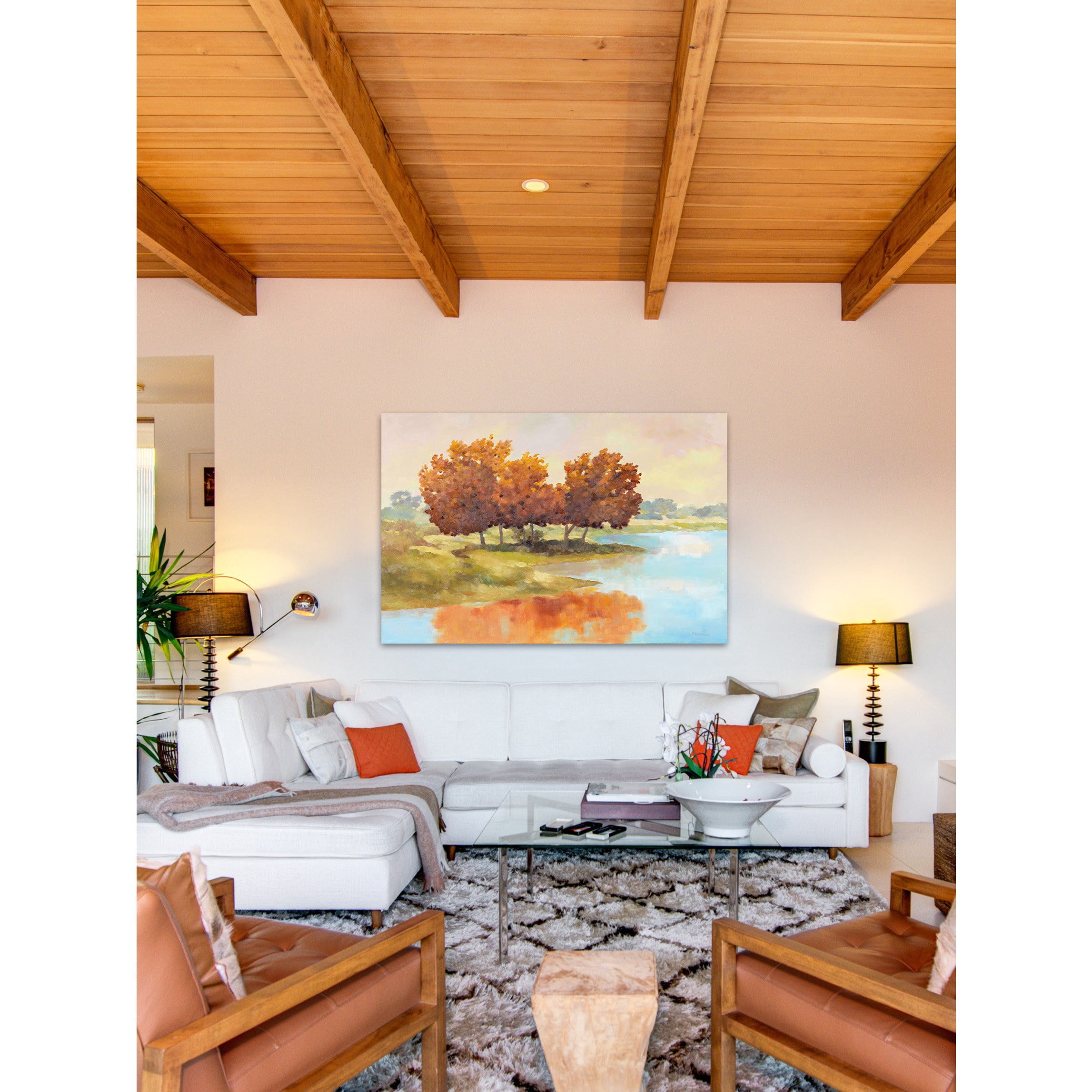 Marmont Hill "Lyndhurst Water II" by Graham Reynolds Painting Print on Canvas