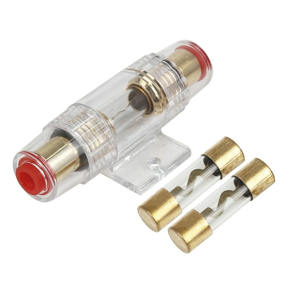 30 Amp AGU Fuse with AWG In-Line Holder 4 6 8 Gauge for Car Audio Video Stereo