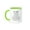 Green/White, variant on , 87 Years in Months Days Hours Minutes and Going Strong 87th Birthday, 11oz Mug