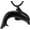 Black, variant on Dolphin Shape Urn Necklaces for Ashes Stainless Steel Cremation Jewelry for Ashes Urns for Human Ashes Pendant Necklace with Funnel Filler Kit