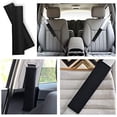 thumbnail image 4 of Cojín protector para cinturón de seguridad de coche, extraíble para adultos y niños, para proteger cuello y hombros (negro, 2 unidades), 4 of 5