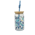 thumbnail image 4 of Lilo & Stitch All-Over Stitch Print 15 Oz Glass Cup With Straw & Lid, 4 of 4