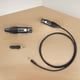 thumbnail image 5 of Cable de micrófono de 2/3M con bloqueo de 35mm a XLR Cable trenzado a reutilizable, 5 of 6