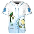 thumbnail image 2 of Lotusprinthandmade Personalized Guatemalan Baseball Jersey Shirt XS-5XL Multicolor, Guatemala Jersey, 2 of 5