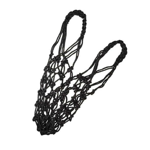 Toystoory Bolsa de malla de golf hueca Fácil de llevar Bolsas de pelotas livianas Bolsa de red de cuerda gruesa multifuncional Artículos Golf Negro