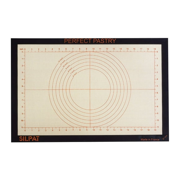 Silpat Perfect Pastry Nonstick Silicone Workstation Mat (15-1/8 x 23 Inches)