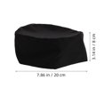 thumbnail image 2 of unbranded Gorro De Cocina Negro De Con Japonés Y Para Personal, 2 of 8
