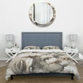 thumbnail image 3 of Designart "Desert Cactus in Cream" Floral Cactus Bedding Covert Set - Cactus Cream Floral Bed Set With 1 Sham, 3 of 6