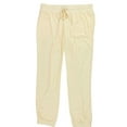 thumbnail image 4 of P.J. Salvage Womens Beach Vibe Classsics Pajama Jogger Pants, Yellow, Small, 4 of 5