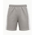 thumbnail image 5 of BRANROY Men's Drawstring Side Color Shorts - Elastic Waist Waffle Knit 5-Inch Athletic Shorts for Men, Casual Shorts for Gym and Running,Gray,S, 5 of 5