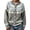 Grey, variant on felwors Womens Fair Isle Sweater Button Up Long Sleeve Cardigans Crew Neck Open Front Knit Vintage Sweater Coats Grey for Size L