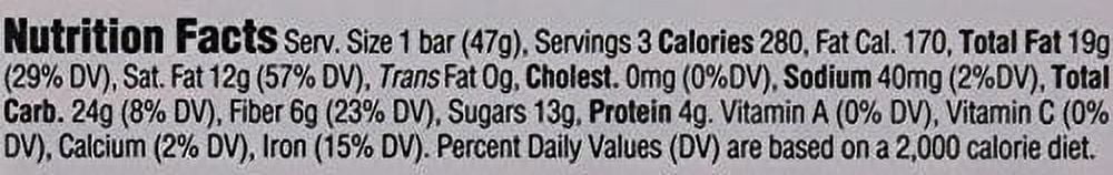 Trader Joe's 72% Cacao Belgian Dark Chocolate Bars (2 Packs of 3)