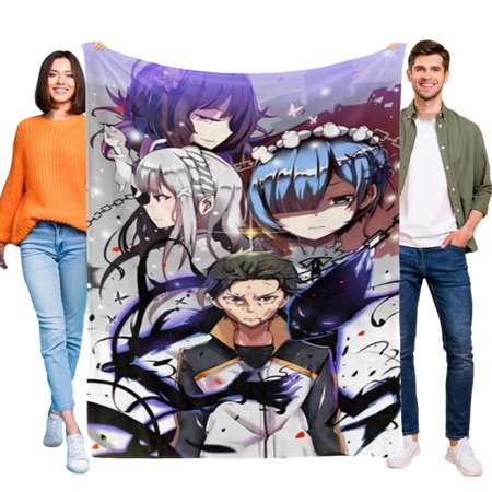 ReZero kara Hajimeru Isekai Seikatsu blanket this soft durable flannel blanket Ideal for home or outdoors.it offers cozy warmth and easy maintenance with star appeal 39 x 59-inch(100×150cm)