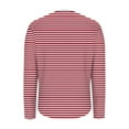 thumbnail image 5 of Womens Plus Size Tops, Long Sleeve Shirts for Women Fall Lightweigth Casual Striped Printed Crewneck Dressy Blouses, 5 of 5