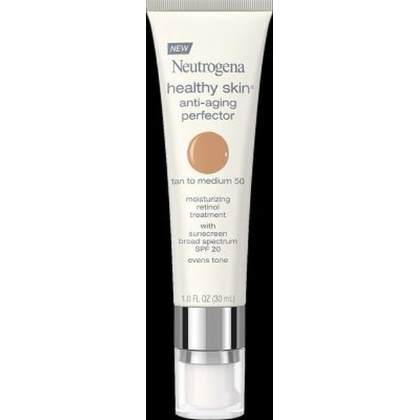 Neutrogena Healthy Skin Anti-Aging Perfector Spf 20 Retinol Treatment 50 Tan To Medium 1 Fl Oz NEUTROGENA COSMETICS
