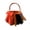 Orange, variant on Halloween Baskets for Decorations, Horror Props Candy Bags, Flexible Storage Basket with Carry Handles for Treats, Snacks, and Mini Gift, for Festivals and Daily Use