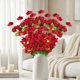 thumbnail image 5 of Ramilletes de buganvillas artificiales para decoración de bodas en el hogar | Tallos de plantas artificiales flexibles para arreglos florales en arcos de techo, pasillos y jarrones, 5 of 6