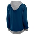 thumbnail image 3 of Women's Logo Athletic Navy Chicago Bears Hit It French Terry Full-Zip Hoodie, 3 of 3