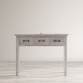 thumbnail image 2 of Jofran North Coast 42" Washed Finish Three Drawer USB Charging Sofa Table, 2 of 9
