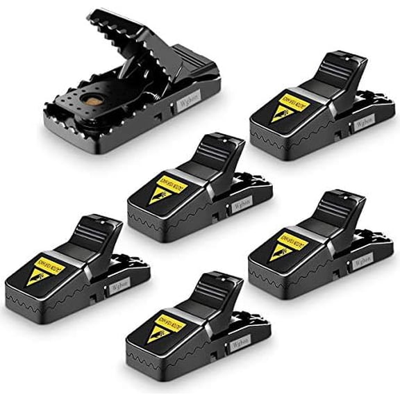 Mouse Trap, Mice Traps That Work Best Snap Traps for Small Mice and Mouse Outdoor Indoor Quick Kill and Reusable Mouse Traps 6 Pack$$Garden &