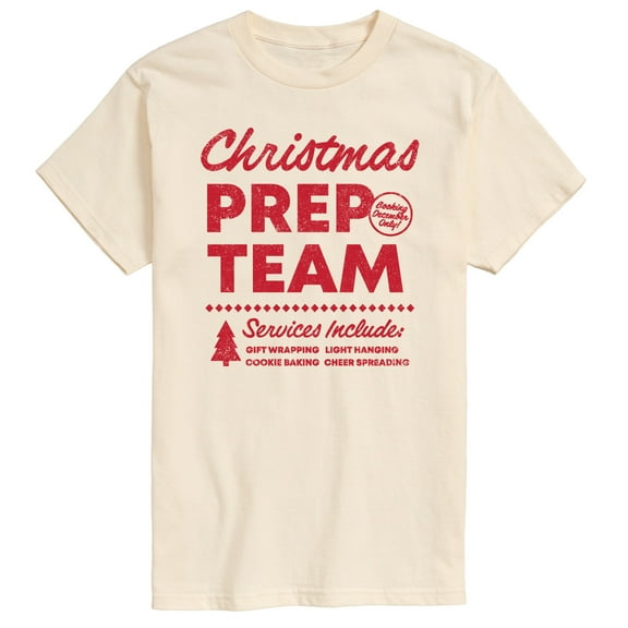 Instant Message - Christmas Prep Team - Men's Short Sleeve Graphic T-Shirt