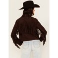 thumbnail image 4 of Shyanne Women's Faux Suede Fringe Jacket - SWFA24O16-CHBN XXX-  US, 4 of 4